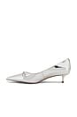 view 5 of 5 Kaya Mini Heel in Soft Silver