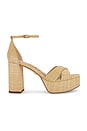 view 1 of 5 Jullian Platform Heel in Bleached Beechwood