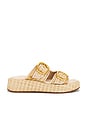 view 1 of 5 Nerissa Sandal in Dk Natural