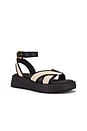 view 2 of 5 Nylie Sandal in Natural & Black