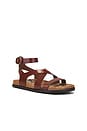 view 2 of 5 Delia Sandal in Burntbrandy