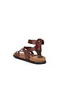 view 3 of 5 Delia Sandal in Burntbrandy