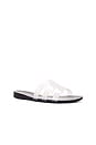view 3 of 5 Bay Jelly Sandal in Clear & Black