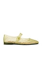 view 1 of 5 Michaela Jelly Flat in Pear Green