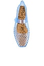 view 4 of 5 Michaela Jelly Flat in Soft Blue