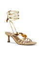 view 2 of 5 Paloma Sandal in Amber Gold