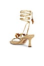 view 3 of 5 Paloma Sandal in Amber Gold