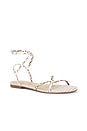 view 2 of 5 Ellina Braid Sandal in Ivory & Taupe Multi