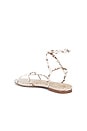 view 3 of 5 Ellina Braid Sandal in Ivory & Taupe Multi