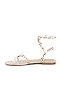 view 5 of 5 Ellina Braid Sandal in Ivory & Taupe Multi