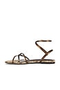 view 5 of 5 Ellina Sandal in Bronze Metallic