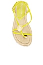 view 4 of 5 SANDALIA RILLIE in Dark Green Limon