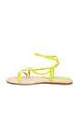 view 5 of 5 SANDALIA RILLIE in Dark Green Limon