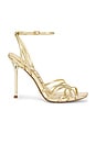 view 1 of 5 Lili Sandal in Amber Gold