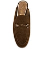 view 4 of 5 Linnie Mule Loafer in Warm Nutmeg Suede