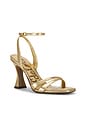 view 2 of 5 Junie Sandal in Amber Gold Se