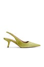 view 1 of 5 Bianka Slingback Pump in Martini Olive Suede