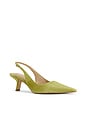 view 2 of 5 Bianka Slingback Pump in Martini Olive Suede