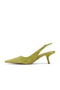 view 5 of 5 Bianka Slingback Pump in Martini Olive Suede