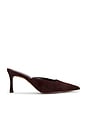 view 1 of 5 Margeaux Mule Pump in Cafe Noir Suede