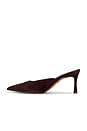 view 5 of 5 Margeaux Mule Pump in Cafe Noir Suede