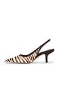 view 5 of 5 ESCARPIN BIANKA SLING 3  in Chocolate & Ivory