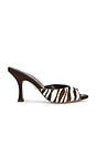 view 1 of 5 Jeanie Sandal in Chocolate Multi