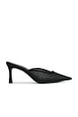view 1 of 5 ESCARPIN MARGEAUX MULE  in Black Mesh