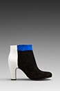 view 1 of 5 Shay Bootie en Black/Bright Blue/Snow White in Black & Bright Blue & Snow White