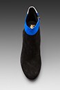 view 3 of 5 Shay Bootie en Black/Bright Blue/Snow White in Black & Bright Blue & Snow White