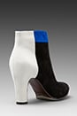 view 4 of 5 Shay Bootie en Black/Bright Blue/Snow White in Black & Bright Blue & Snow White