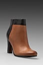 view 2 of 5 Shay Bootie in Saddle/Black in Saddle & Black