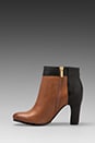 view 5 of 5 Shay Bootie in Saddle/Black in Saddle & Black
