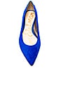 view 4 of 4 Rae Flat in Blue Suede