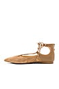 view 5 of 5 Rosie Flat in Camel Suede