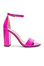 view 1 of 5 Yaro Sandal in Neon Fuchsia Patent