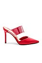 view 1 of 5 Hope Heel in Candy Red & Clear