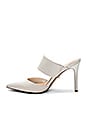 view 5 of 5 Hope Mule in White Lucite