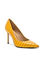 view 2 of 5 Hazel Heel in Yellow Crocco