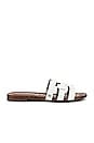 view 1 of 5 Bay Sandal in White Leather