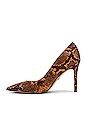 view 5 of 5 Hazel Pump in Dusty Orange Snake