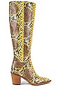 view 1 of 5 Lindsey Boot in Yellow Snake