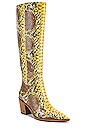 view 2 of 5 Lindsey Boot in Yellow Snake