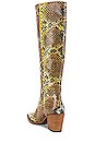 view 3 of 5 Lindsey Boot in Yellow Snake