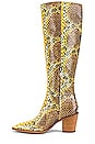 view 5 of 5 Lindsey Boot in Yellow Snake