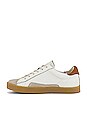 view 5 of 6 Prima Sneaker in Bright White & Greige & Ginger Brown