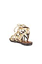 view 3 of 5 Gasha Sandal in Molten Gold