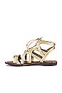 view 5 of 5 Gasha Sandal in Molten Gold