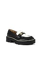 view 2 of 5 Laurs Loafer in Black & Bright White