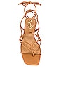 view 4 of 5 Daffy Sandal in Light Cuoio Brown